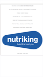 Mobile Screenshot of nutriking.be